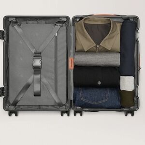 Stylish Gray Travel Suitcase